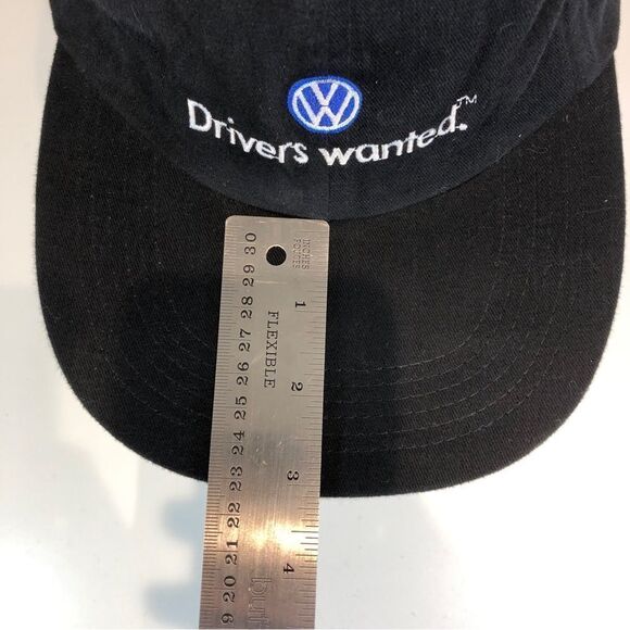𝅺volkwagen Drivers Wanted Long Brim StrapBack Hat Cap 90’s - Picture 3 of 5